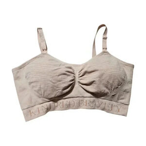 Kindred Bravely hands free pumping and nursing bra twilight pink Large